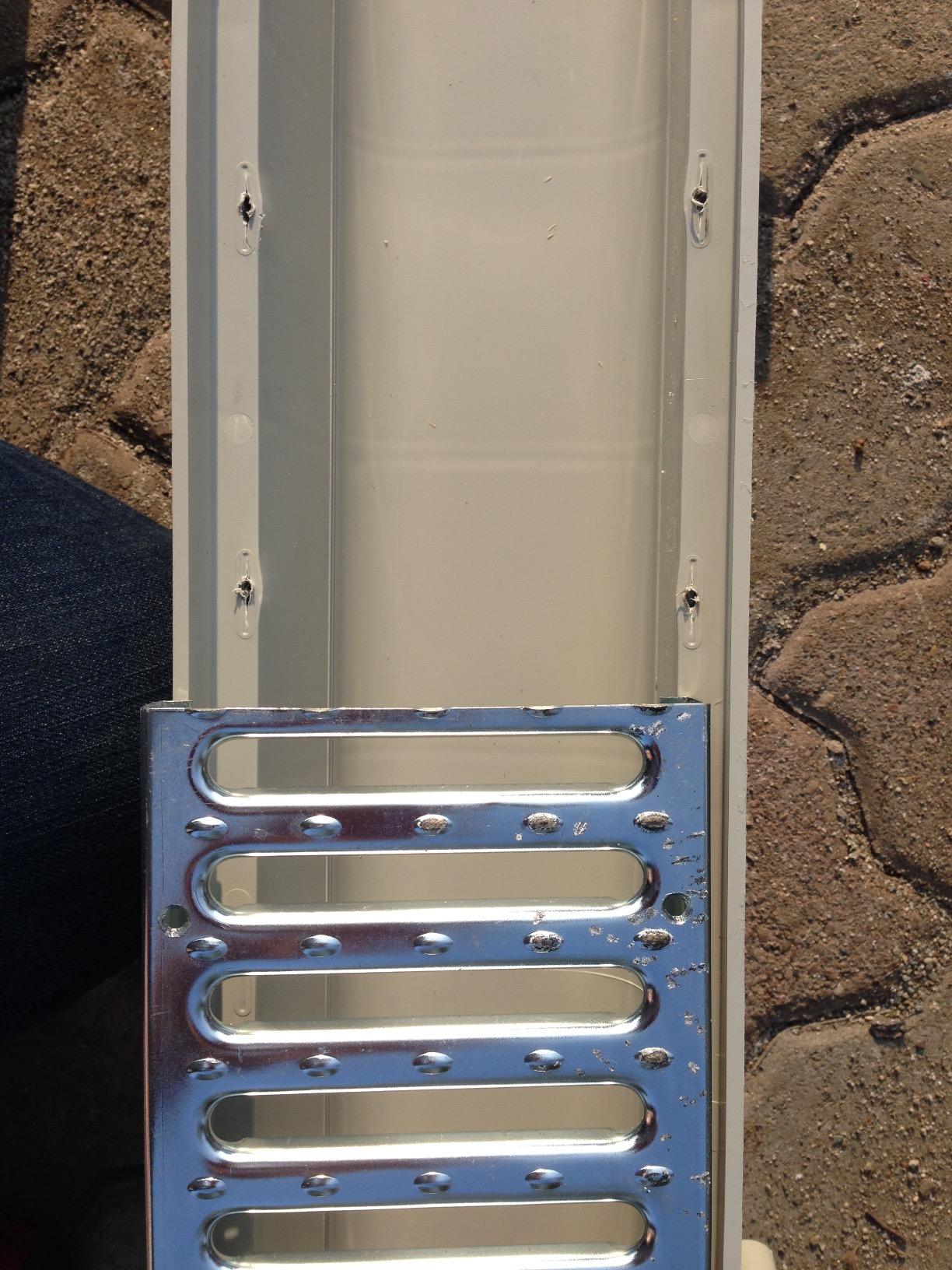 NDS Pro Series Channel Drain Kit, 5-1/2 in. X 39-3/8 in. Deep Profile Channel, Galv. Steel Grates, End Caps/Outlet, 5 in. customer photo 1