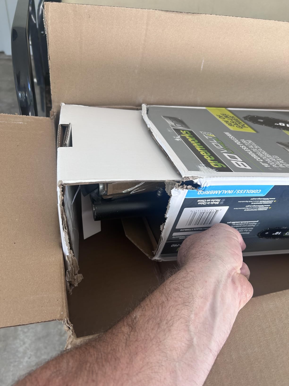 Greenworks 80V 10-Inch Cordless Polesaw, 2.0Ah Battery and Charger Included customer photo 1