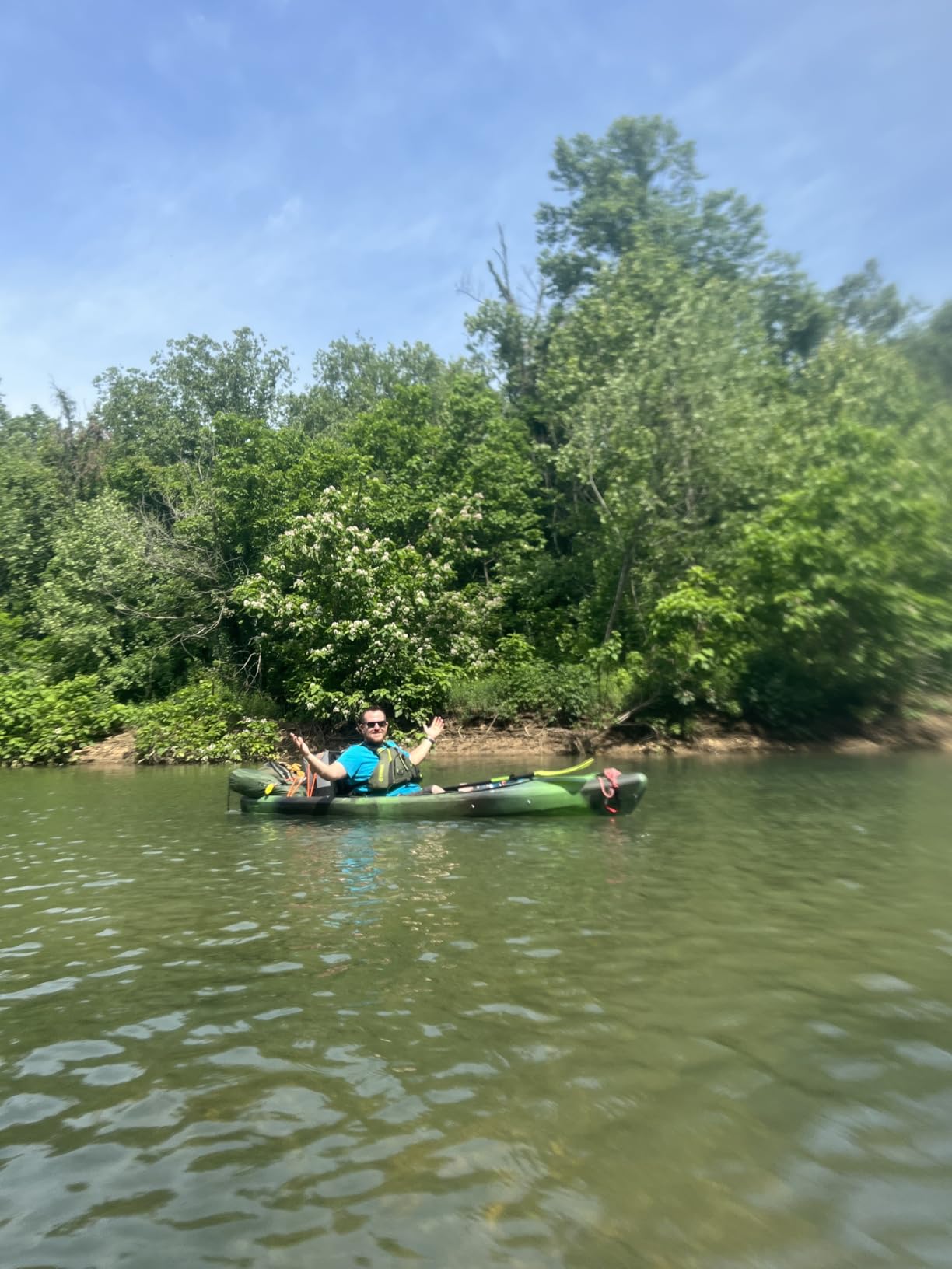 Perception Sound 10.5 | Sit Inside Kayak for Fishing and Fun | Two Rod Holders | Large Rear Storage customer photo 1