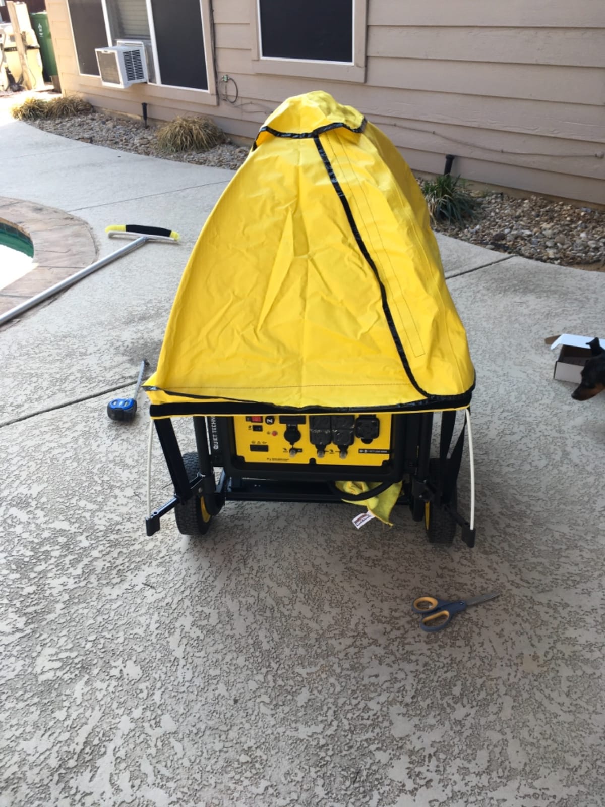 Champion Power Equipment 100376 Storm Shield Severe Weather Portable Generator Cover by GenTent for 4000 to 12,500-Starting Watt Generators customer photo 1