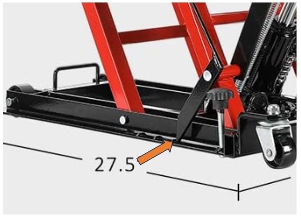 VIVOHOME 1500 LBS Hydraulic Motorcycle Lift Jack customer photo 2