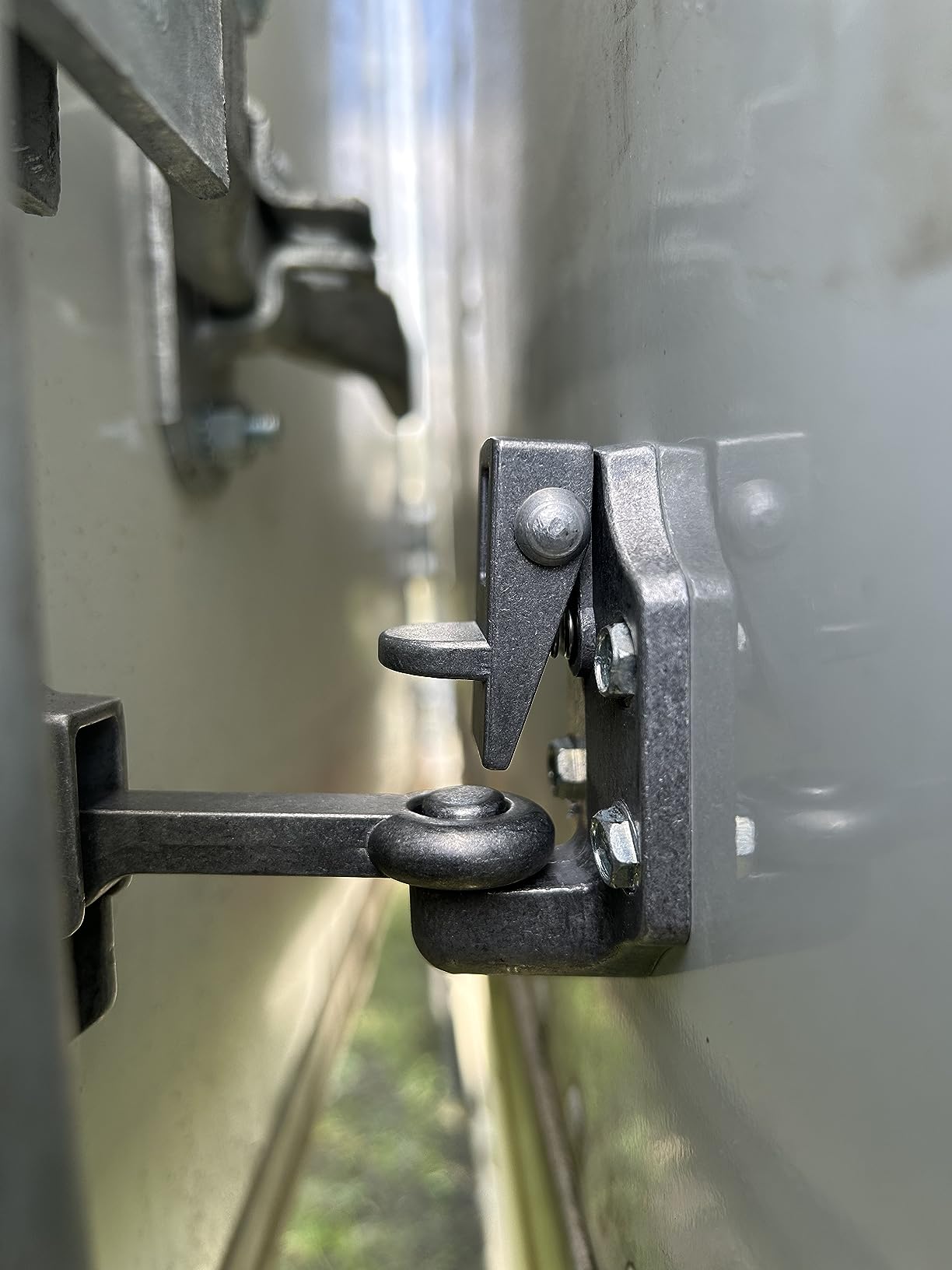 Buyers Products DH300 Aluminum Door Hold Back, 2 Inch Hook and Keeper | Heavy-Duty 2 Inch Aluminum Door Hold Back Helps Secure Trailer And Cargo Doors With Spring-Loaded Latch And Keeper Included customer photo 1