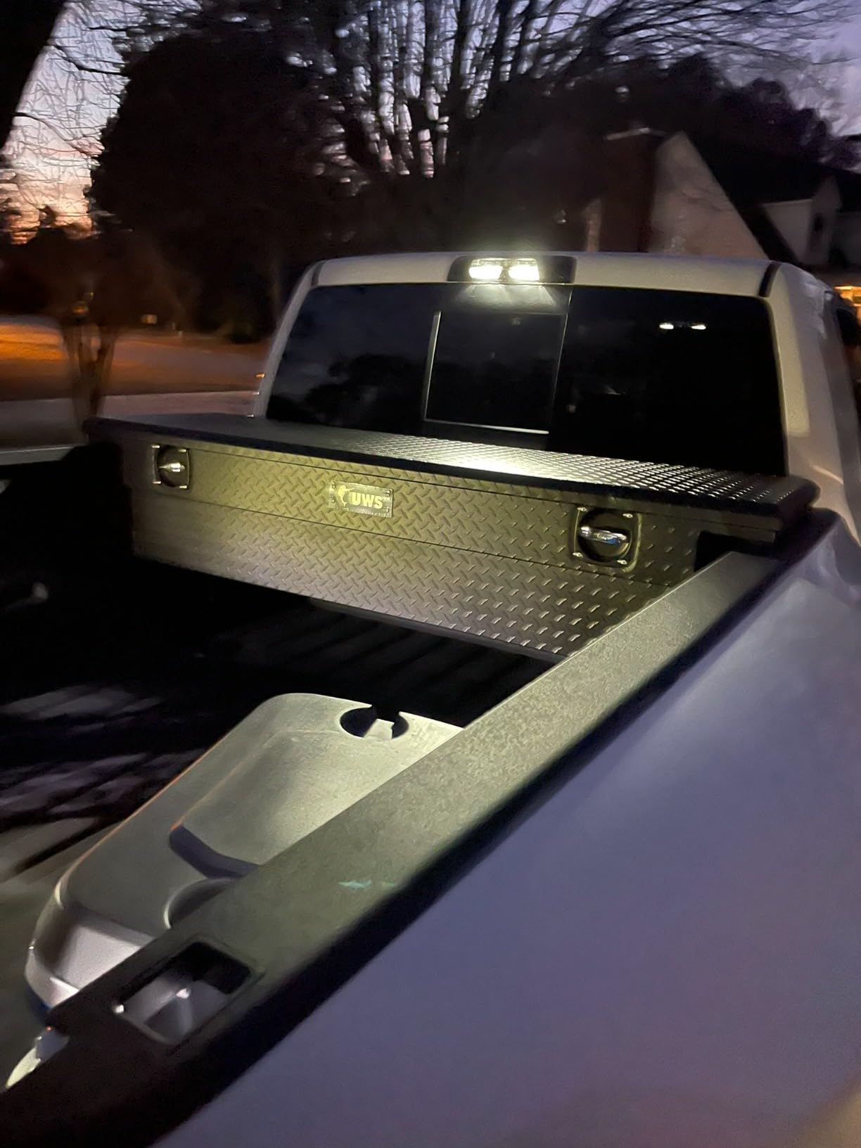 UWS EC10013 Secure Lock 69-Inch Matte Black Heavy-Wall Aluminum Truck Tool Box with Low Profile, RigidCore Lid customer photo 1