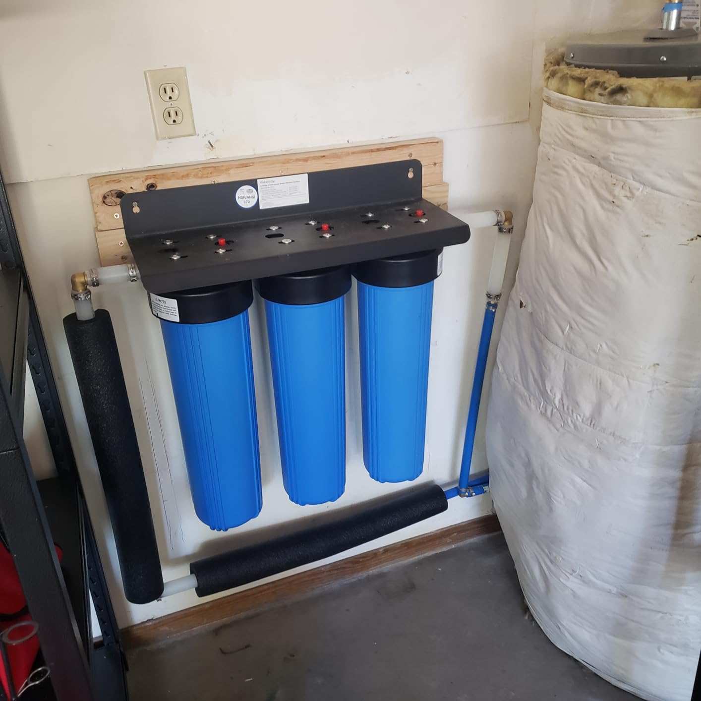 Waterdrop WHF3T-PG 3-Stage Whole House Water Filter System, 1 Inch Inlet/Outlet, Highly Reduces Lead, Chlorine, Odor and Taste customer photo 2