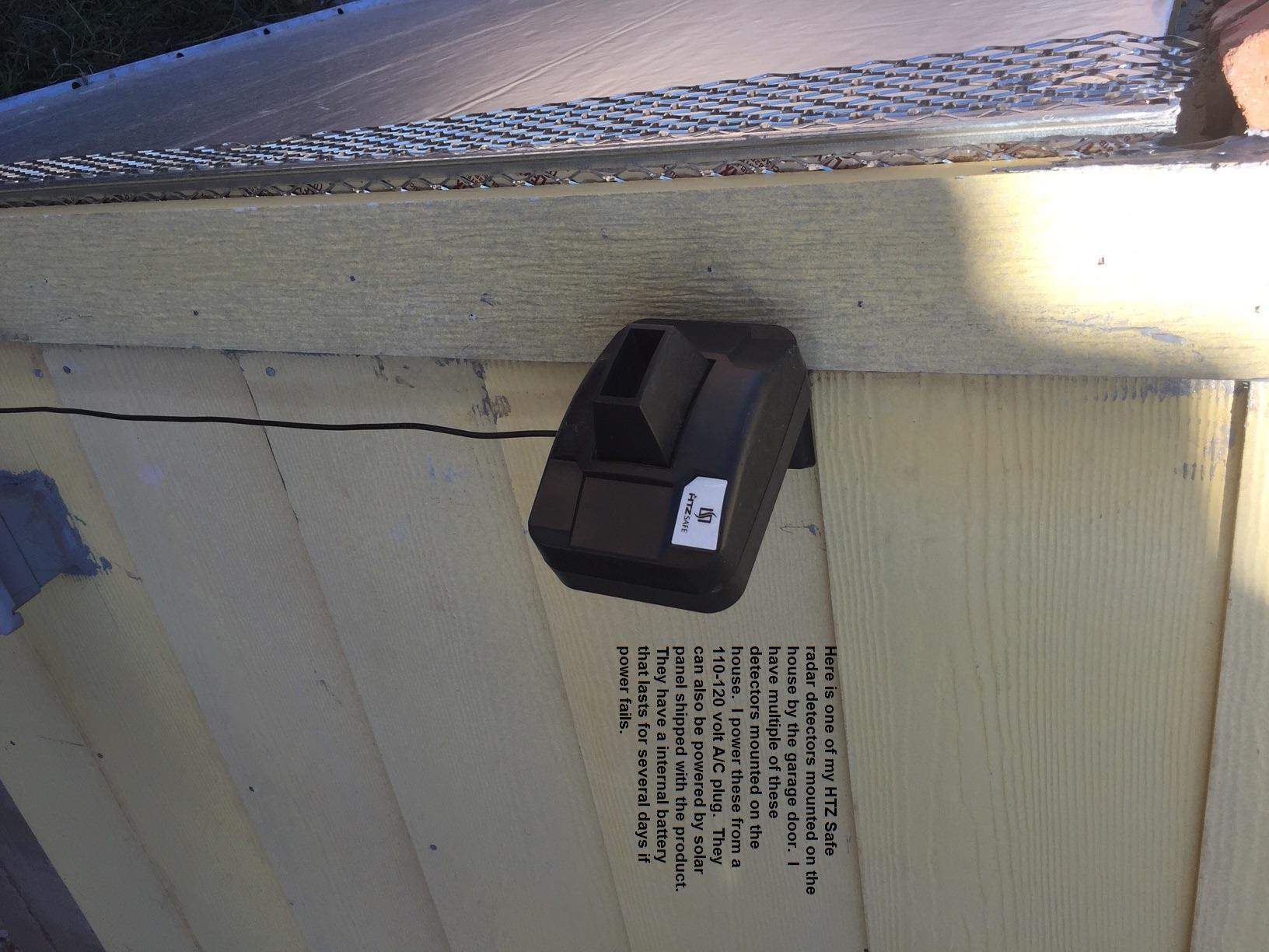 HTZSAFE Solar Wireless Driveway Alarm System - 4 Channels & 4 Relay Outputs | 1/2 Mile Long Transmission Range - 300 Feet Wide Sensor Range - Outdoor Weatherproof Security Perimeter Alert System KIT customer photo 1