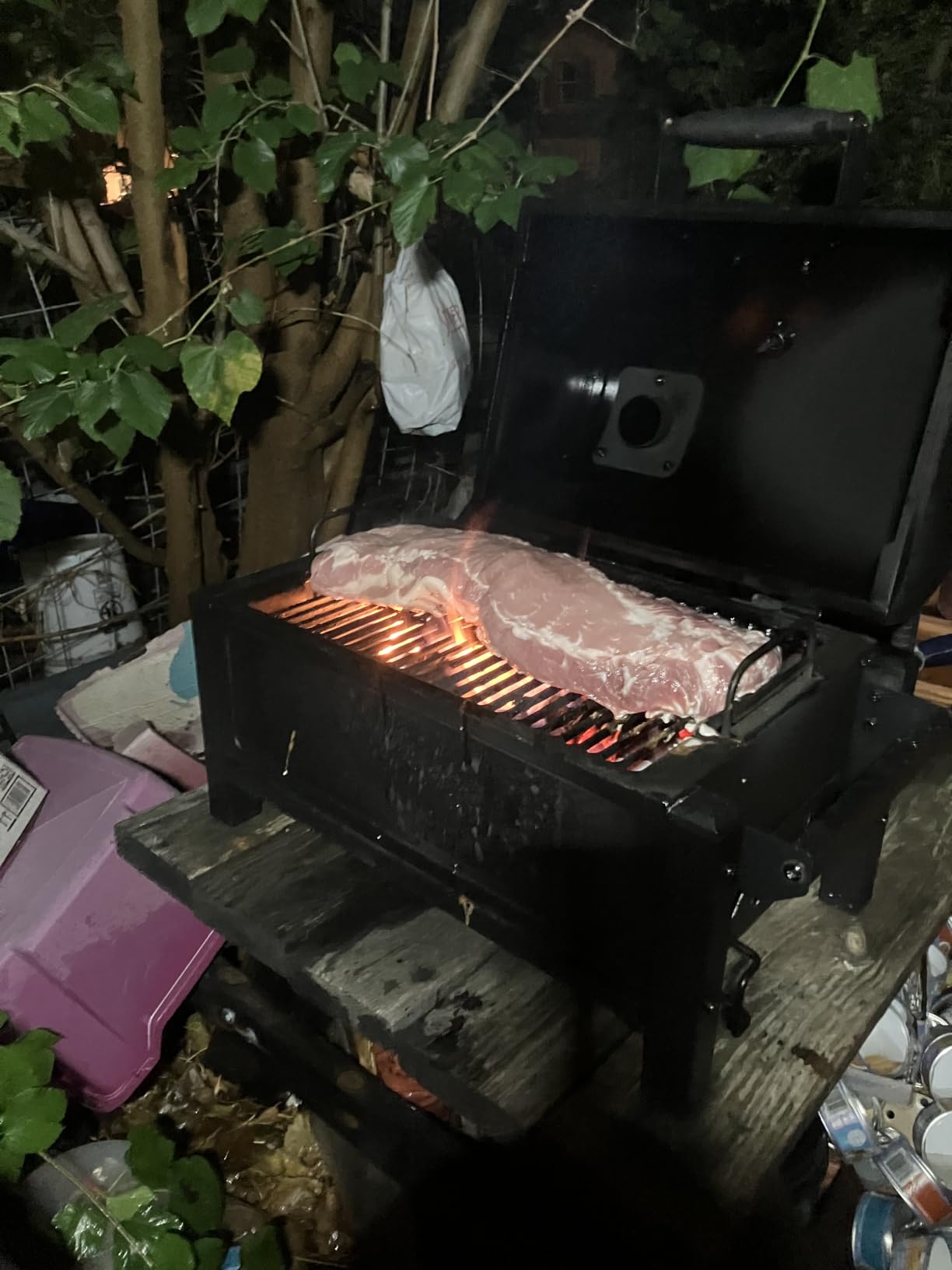 Oklahoma Joe's Rambler Portable Charcoal Grill with 218 sq. in. Cooking Area in Black customer photo 2