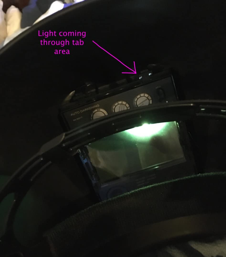 Hobart 770890 Auto-Darkening Welding Helmet, Large, Black customer photo 2