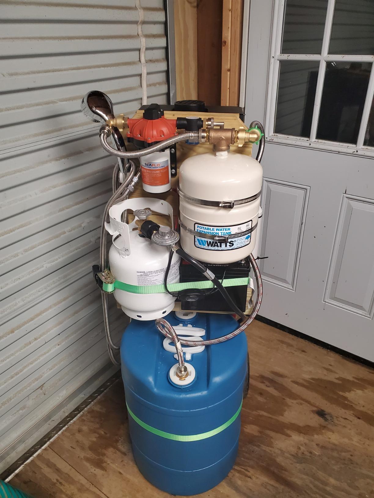 15-Gallon Stackable Water Storage Container with Siphon Hose customer photo 1