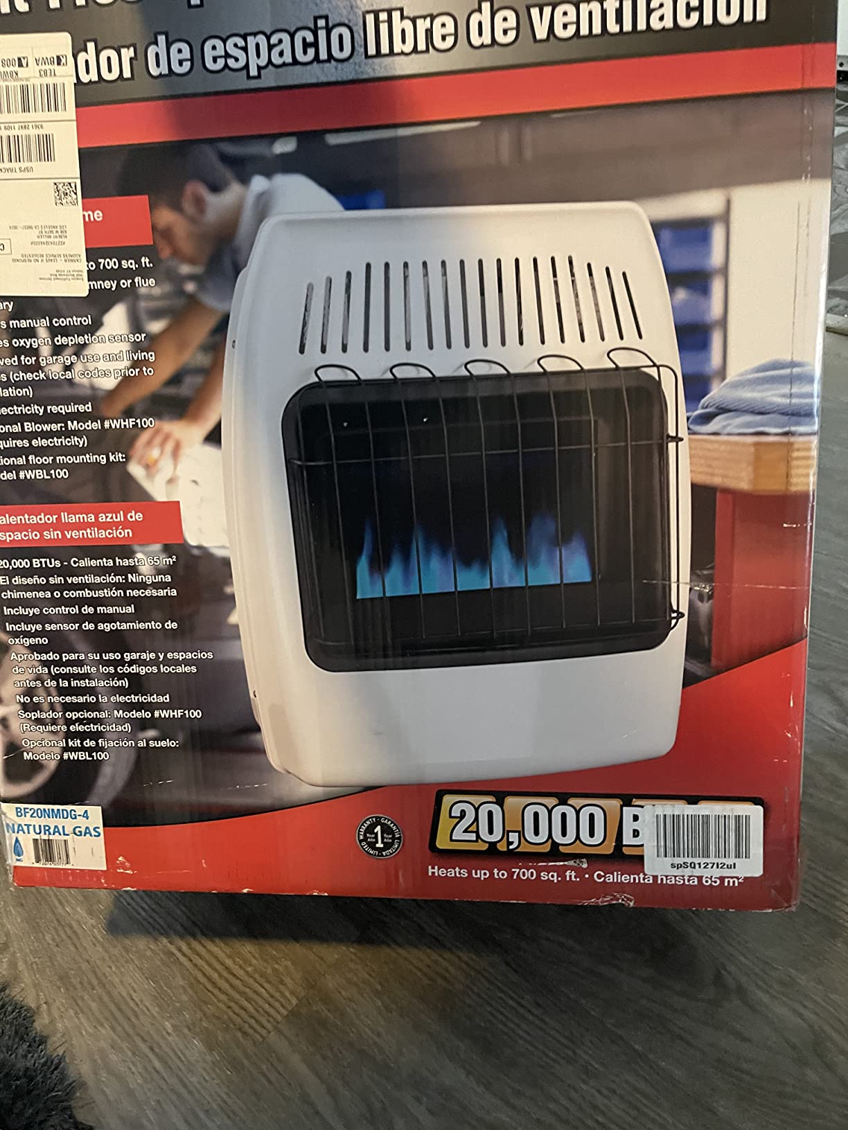 Dyna-Glo 20,000 BTU Natural Gas Blue Flame Vent Free Wall Heater customer photo 1