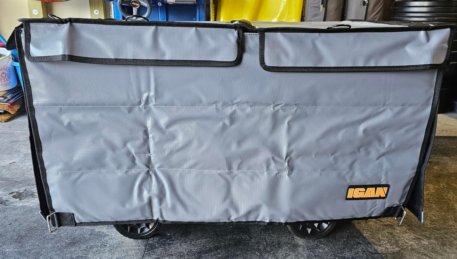 Generator Covers While Running for most 3500w-12000w Generators - Ultra Heavy Duty Generator Covers for Outside - Portable Waterproof Generator Cover, Generator Enclosure Outdoor Gray customer photo 2
