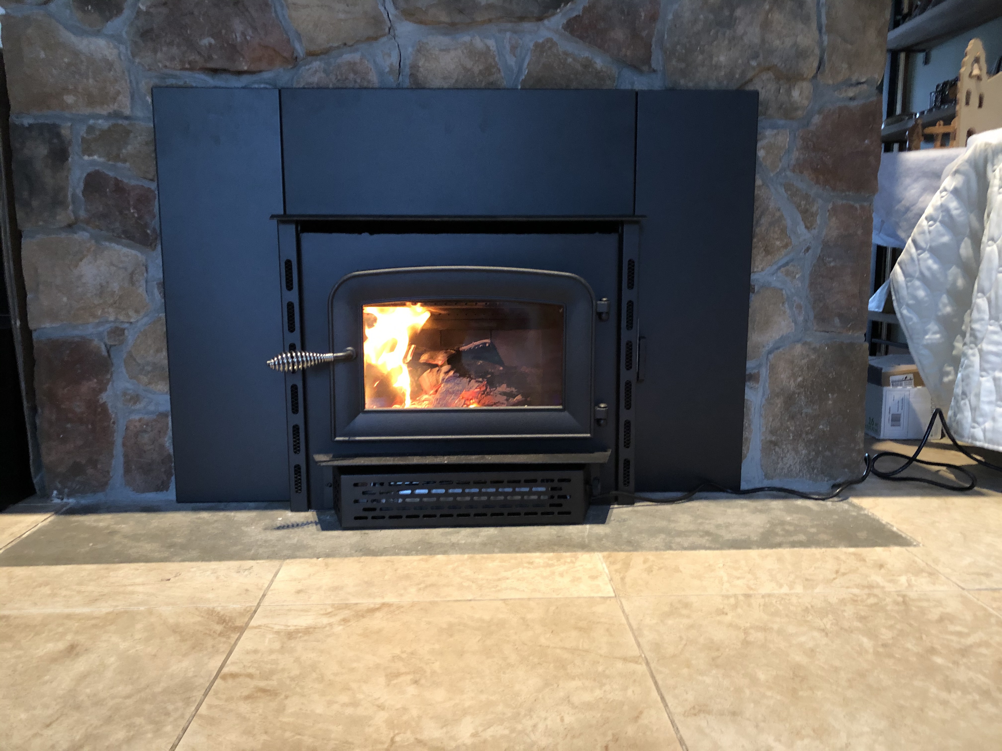 Ashley Hearth AW1820E 1,200 Sq. Ft. Wood Stove Insert , Black customer photo 2