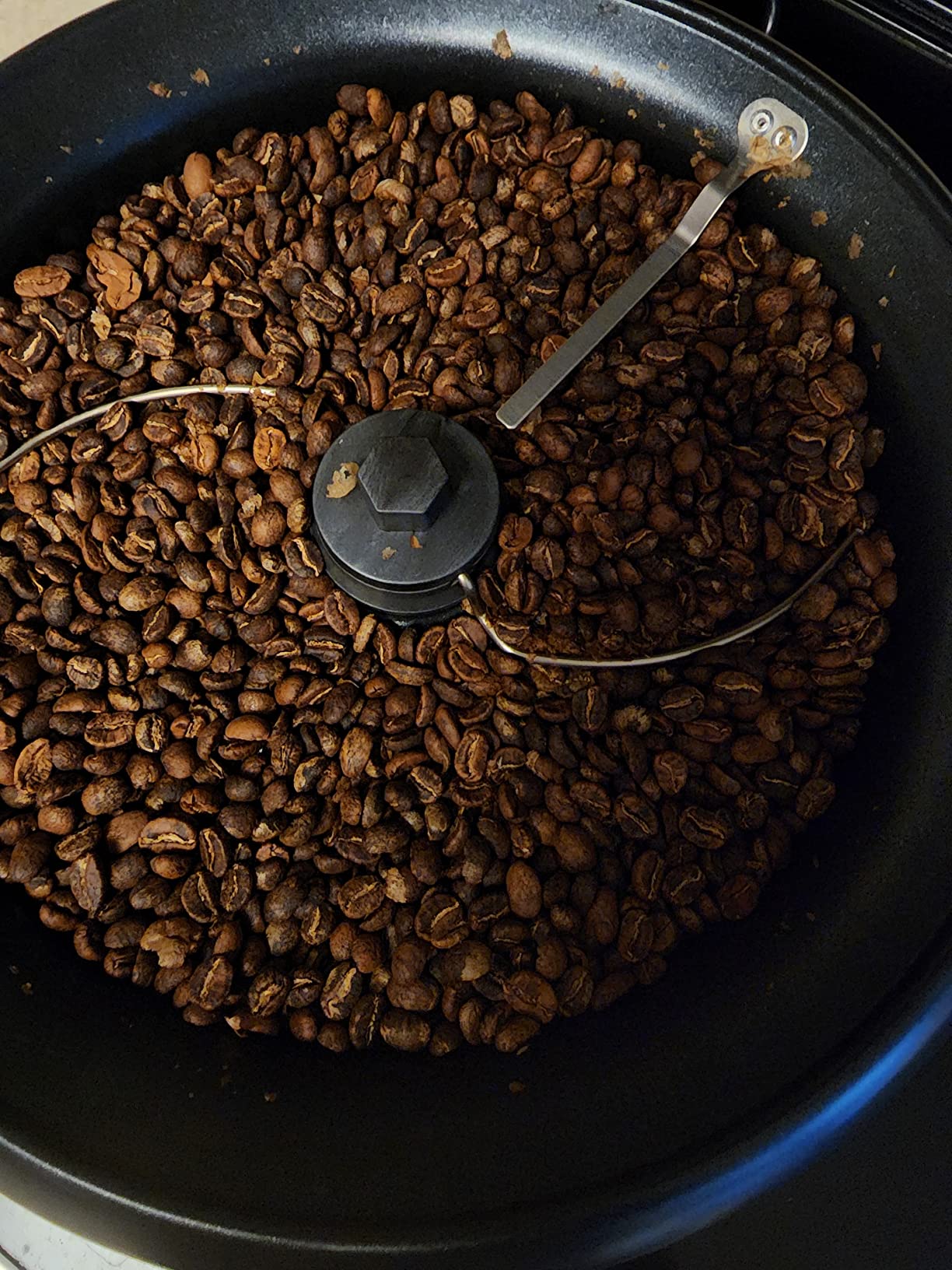 ANGELLOONG Coffee Roaster Machine, 110V 1200W Coffee Bean Roaster | 750g Home Roasting, 1200W Heating, 212-464 F Temp Control, 0-60 Min Timer, Stirring, Glass Lid customer photo 1