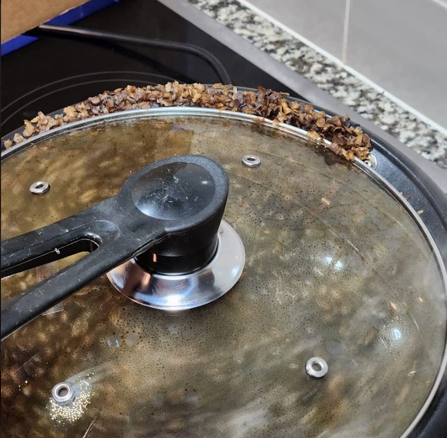 ANGELLOONG Coffee Roaster Machine, 110V 1200W Coffee Bean Roaster | 750g Home Roasting, 1200W Heating, 212-464 F Temp Control, 0-60 Min Timer, Stirring, Glass Lid customer photo 2