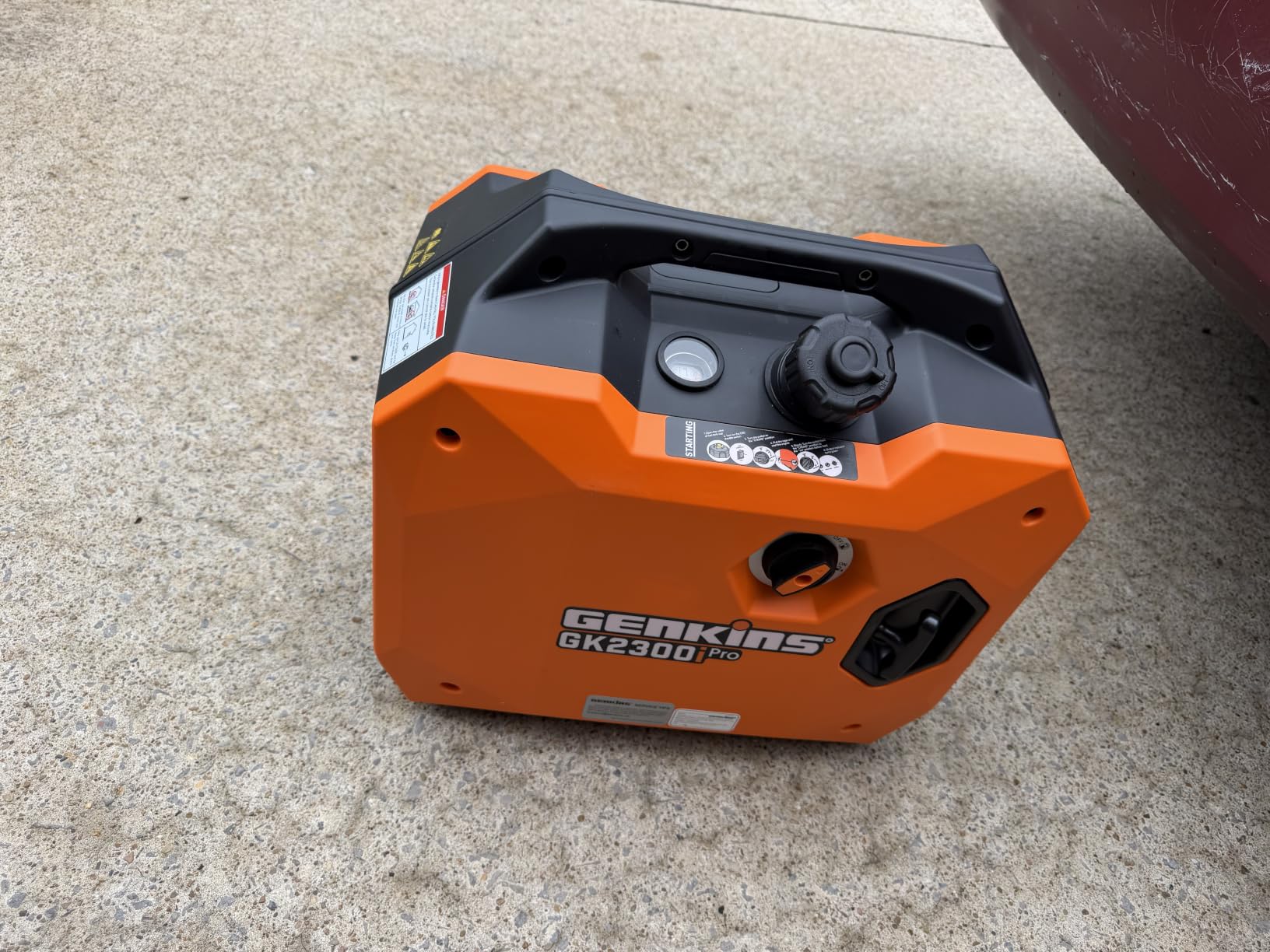 GENKINS 2300 Watt Portable Inverter Generator Gas Powered Ultra Quiet for RV Ready Outdoor Camping Home Backup customer photo 2