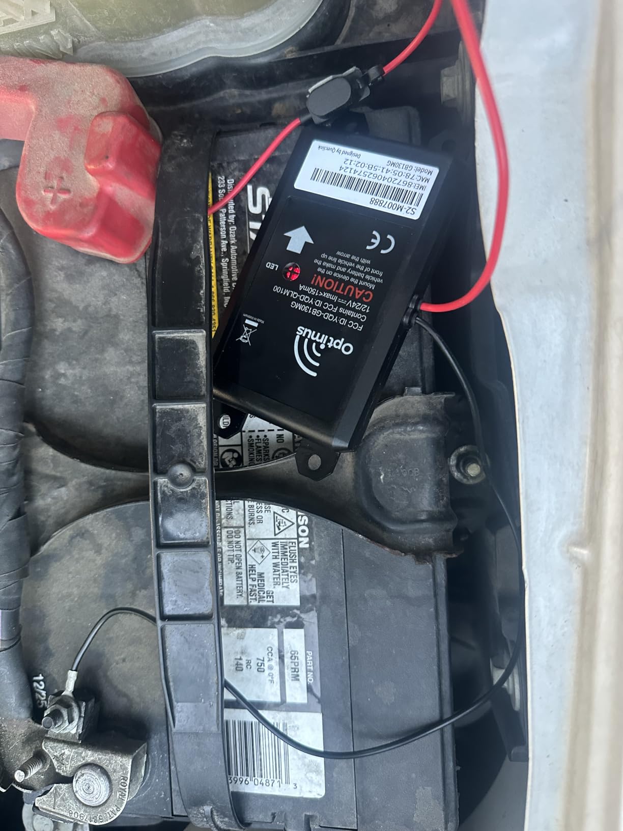 Optimus Wired GPS Tracker for Vehicles - Easy Install, Low Cost Plans | Easy Installation on Car's Battery - Low Cost Subscription Plan Options customer photo 1