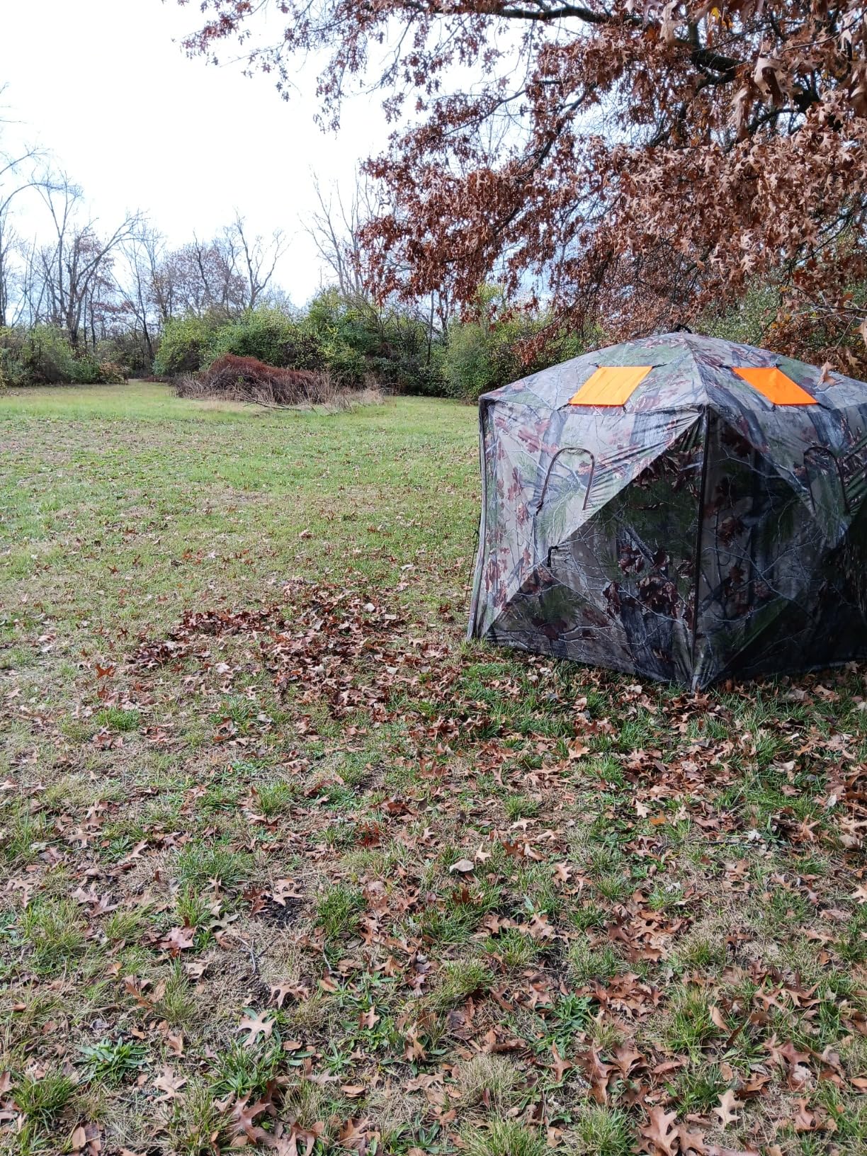 Barronett Blinds® Feather Five, Portable Hunting Blind, Huge Interior, Lightweight, 4-Person, Bloodtrail® Backwoods, 72” x 84” x 84”, FF500BW customer photo 1