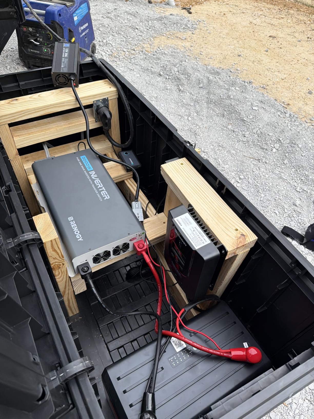Renogy Inverter P2 3000W Pure Sine Wave Inverter 12V DC to 120V AC Converter for Home, RV, Truck, Camping, Trailer, with Wired Remote Controller, Support Li, AGM, SLD, GEL, FLD Batteries customer photo 1