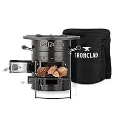 IronClad Supply Rocket Stove - Camping Wood Stove for Emergency Preparedness, Survival, Off Grid Living Supplies - Portable Wood Burning Stove with Canvas Storage Bag and Fuel Support System customer photo 2