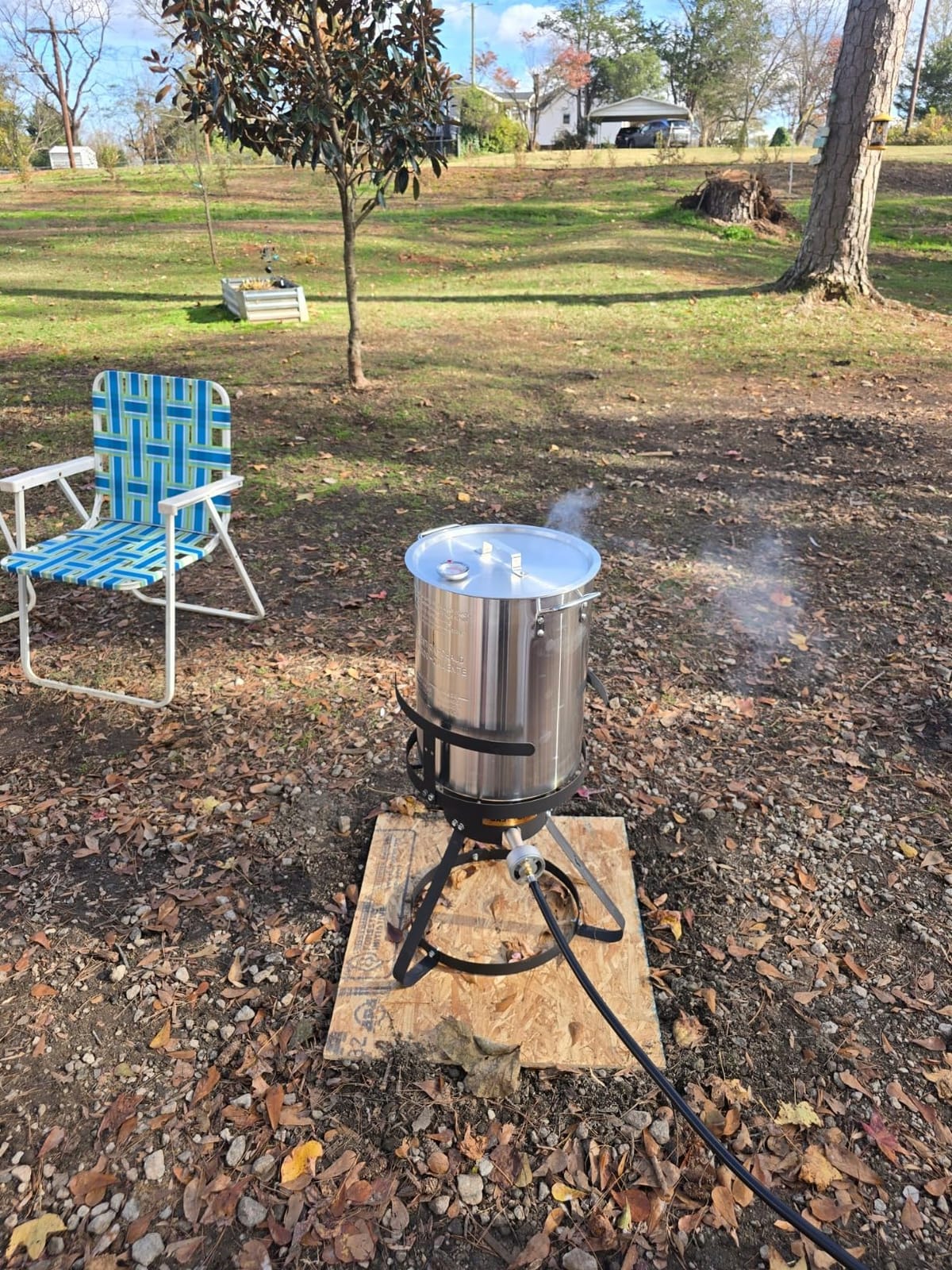 GasOne 30QT Turkey Fryer Set and Seafood Boil with Propane Gas Burner, Perforated Basket - Perfect Outdoor Cooker for Crawfish, Crab, Shrimp, Lobster, and Frying - Complete Outdoor Cooking Kit customer photo 2