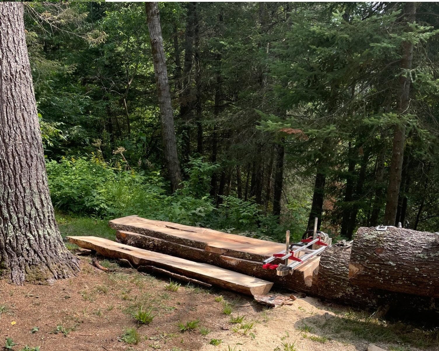 Zozen Chainsaw Mill, Portable Sawmill - Can be Assembled into 3 sizes for Independent Use, Suitable for 14-36 inches Planking Milling Bar, A Flexible Cutting Guide System for Builders and Woodworkers. customer photo 2