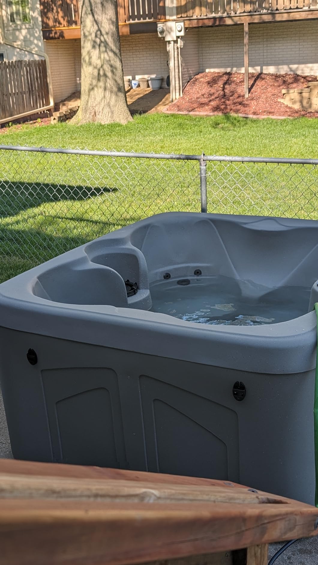 Lifesmart 4-Person Plug & Play 13-Jet Hot Tub Spa and Thermal Cover, Sand customer photo 1