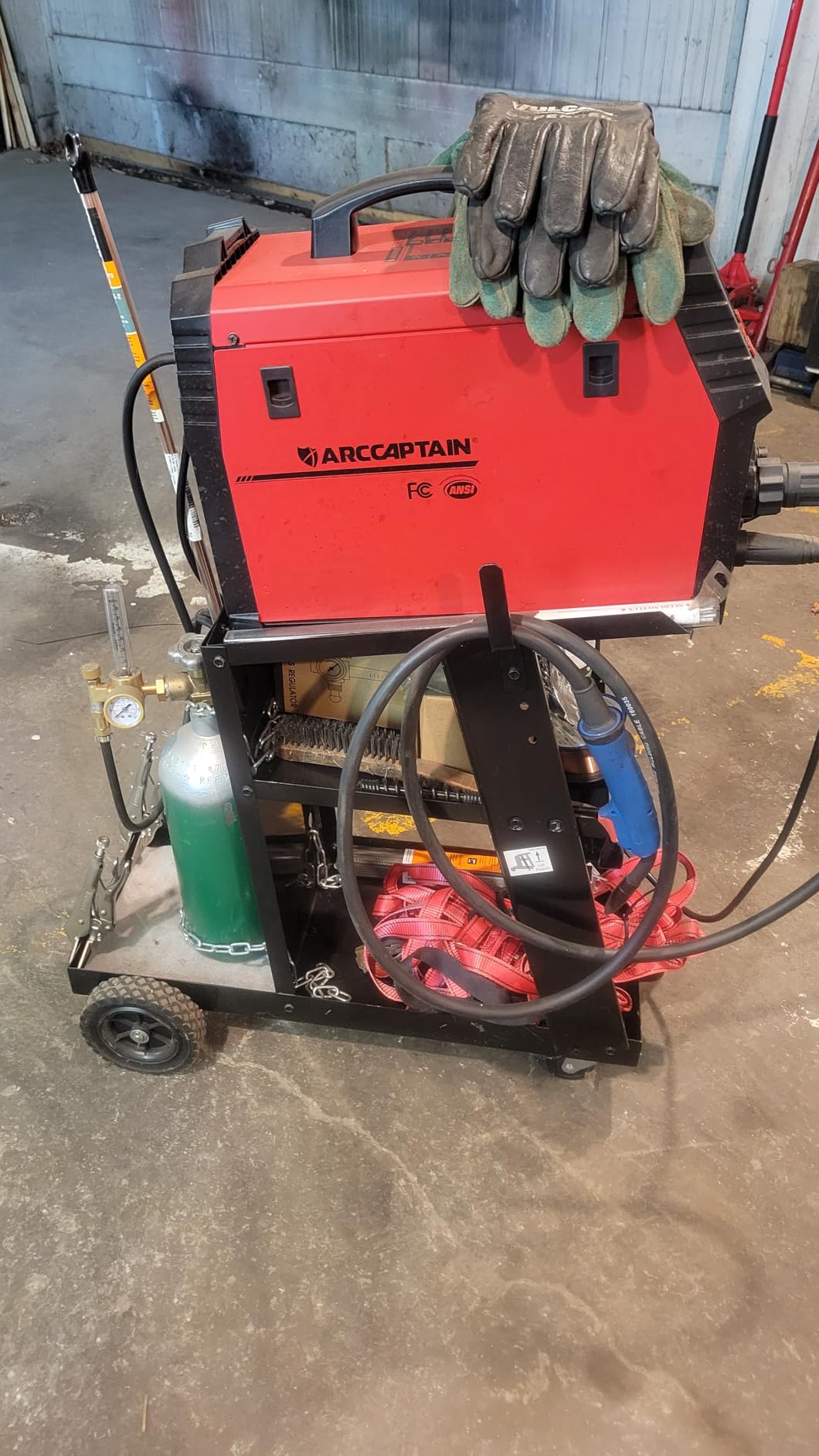 ARCCAPTAIN MIG Welder, 200Amp 6 in 1 Gas MIG/Gasless Flux Core MIG/Stick/Lift TIG/Spot welding/Spool Gun 110V/220V Aluminum Multi Process Welding Machine with LED Digital Display, Burn Back Adjustment customer photo 2