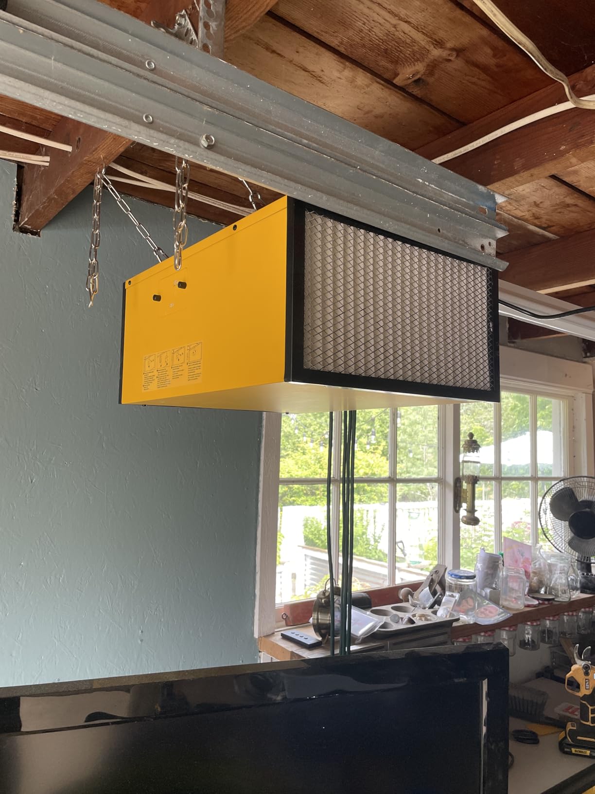 DEWALT Air Filtration System Dust Collector for Woodworking DWXAF101 customer photo 1