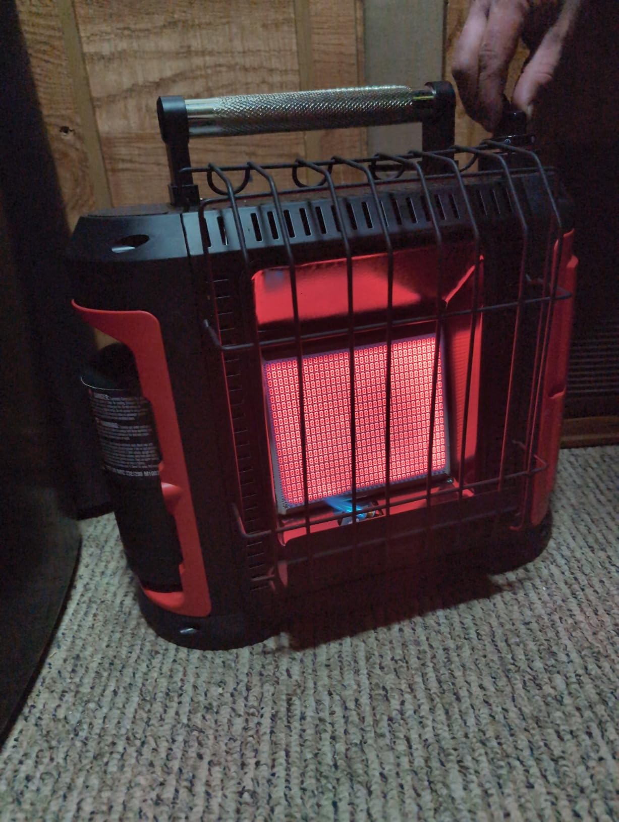 Dyna-Glo 10K BTU Grab N Go Portable Propane Heater - Green customer photo 2