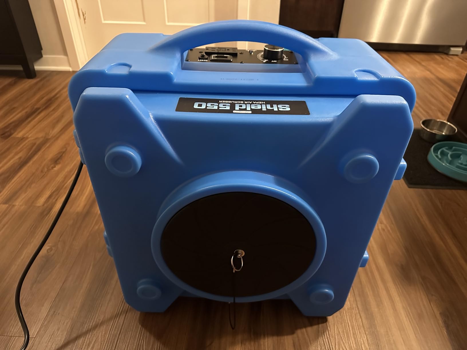 CADPXS Shield-550 Air Scrubber 550 CFM with 3-Stage Filtration | Stackable Negative Air Machine Airborne Cleaner HEPA Scrubber Water Damage Restoration Equipment Commercial Air Purifier Blue customer photo 1
