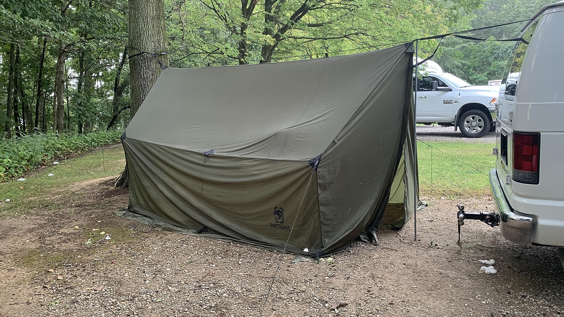 OneTigris TEGIMEN Hammock Hot Tent with Stove Jack - Spacious, Versatile Wall Tent with Snow Skirt - 3000mm Waterproof customer photo 2