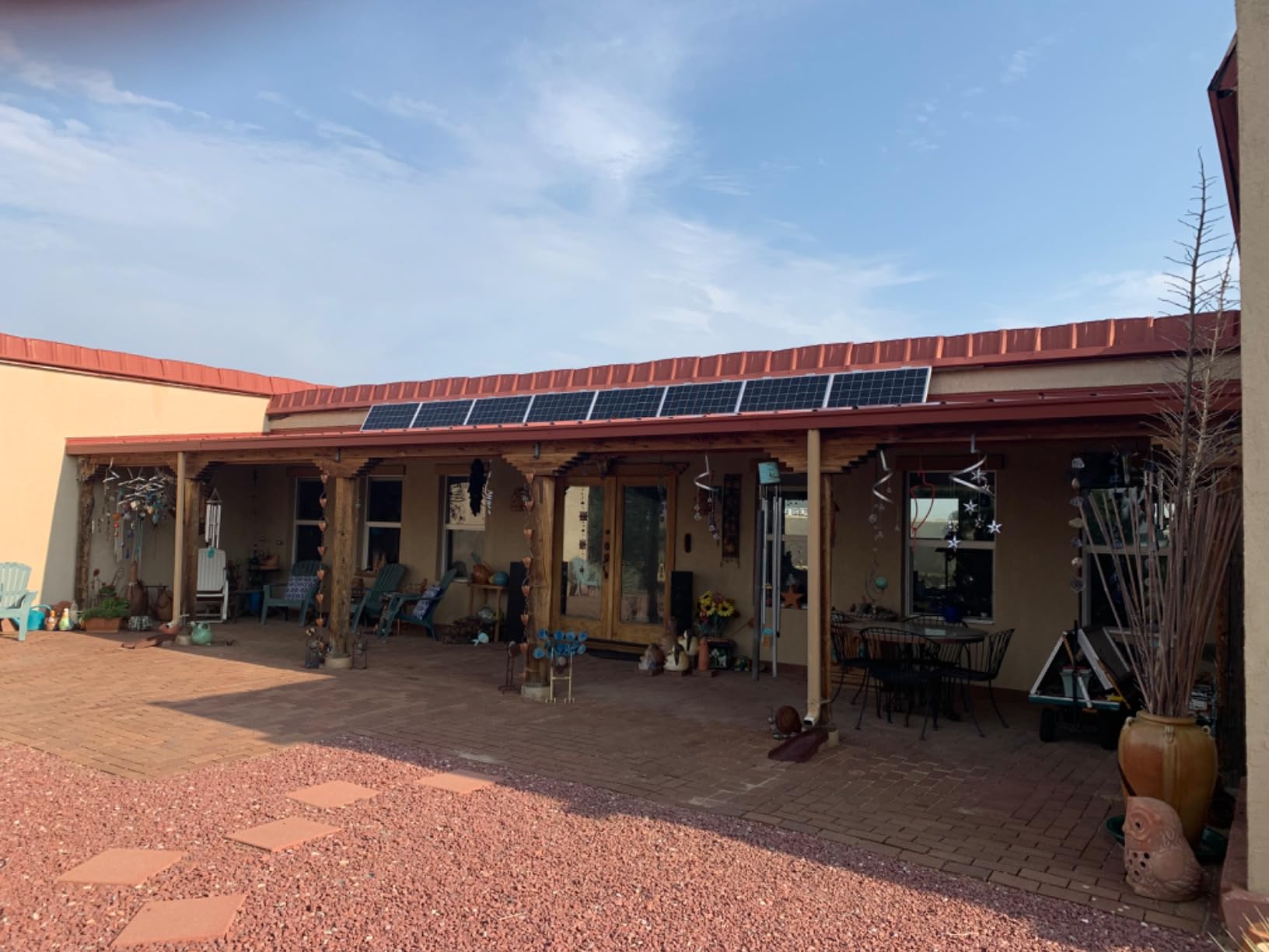 ECO-WORTHY 400 Watt 12 Volt Premium Solar Panel Kit: 4pcs 100W Solar Panel + 40A MPPT Charge Controller + Bluetooth Module + Mounting Z Brackets customer photo 2