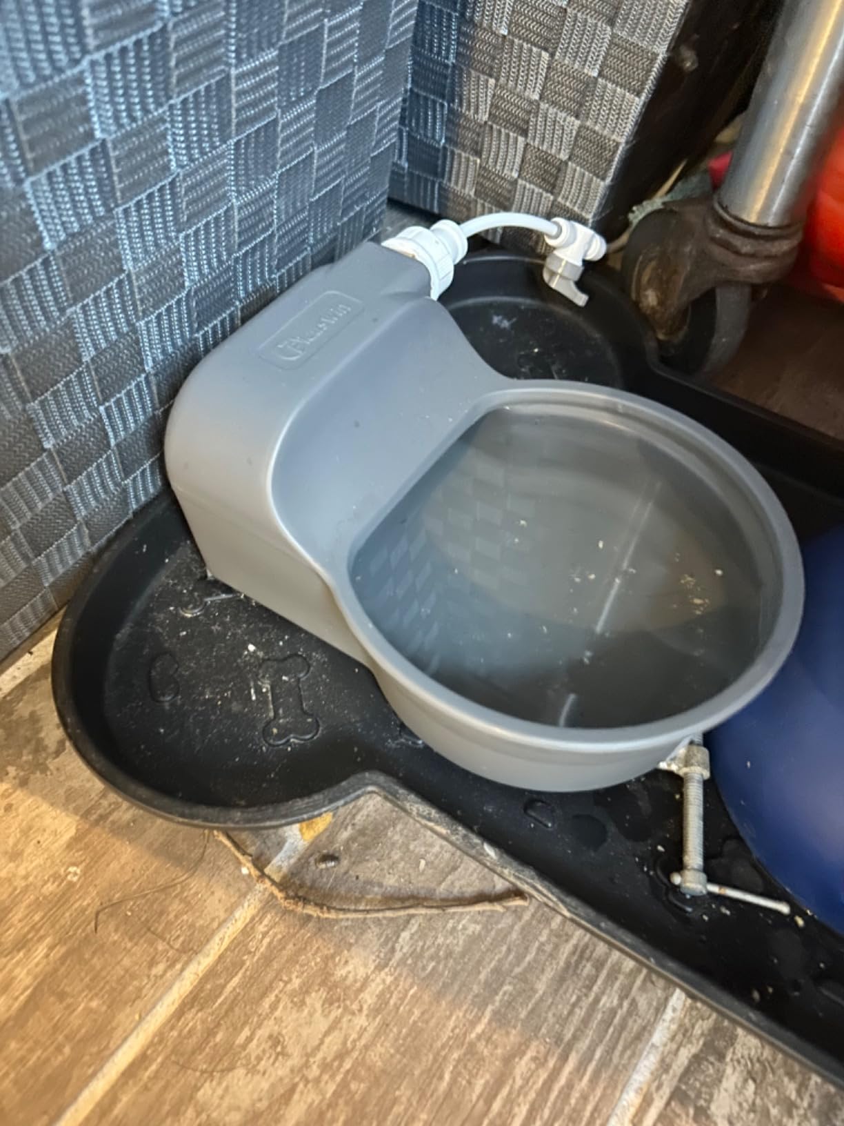 Automatic Dog Water Bowl Dispenser Patented 70OZ Water Dispenser for Dogs 2L Water Bowl Fit 3/4in GHT Male Faucet Outdoor Automatic Water Bowl Include Automatic Water Fill Valve Adapter 5ft Water Hose customer photo 1
