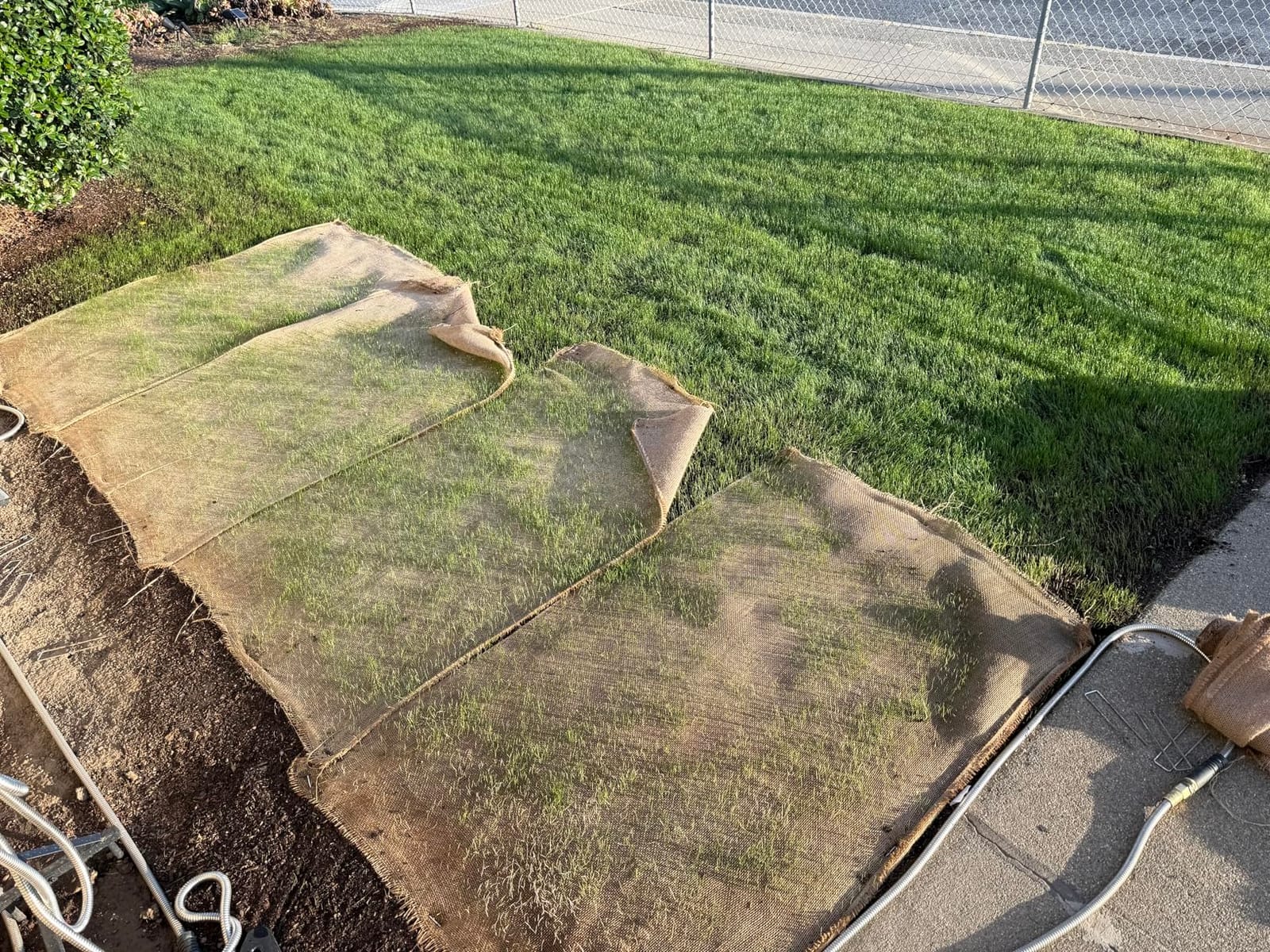 Riakrum 3 Pcs 48 Inch x 90 ft Total Erosion Control Blanket Burlaps Netting customer photo 2