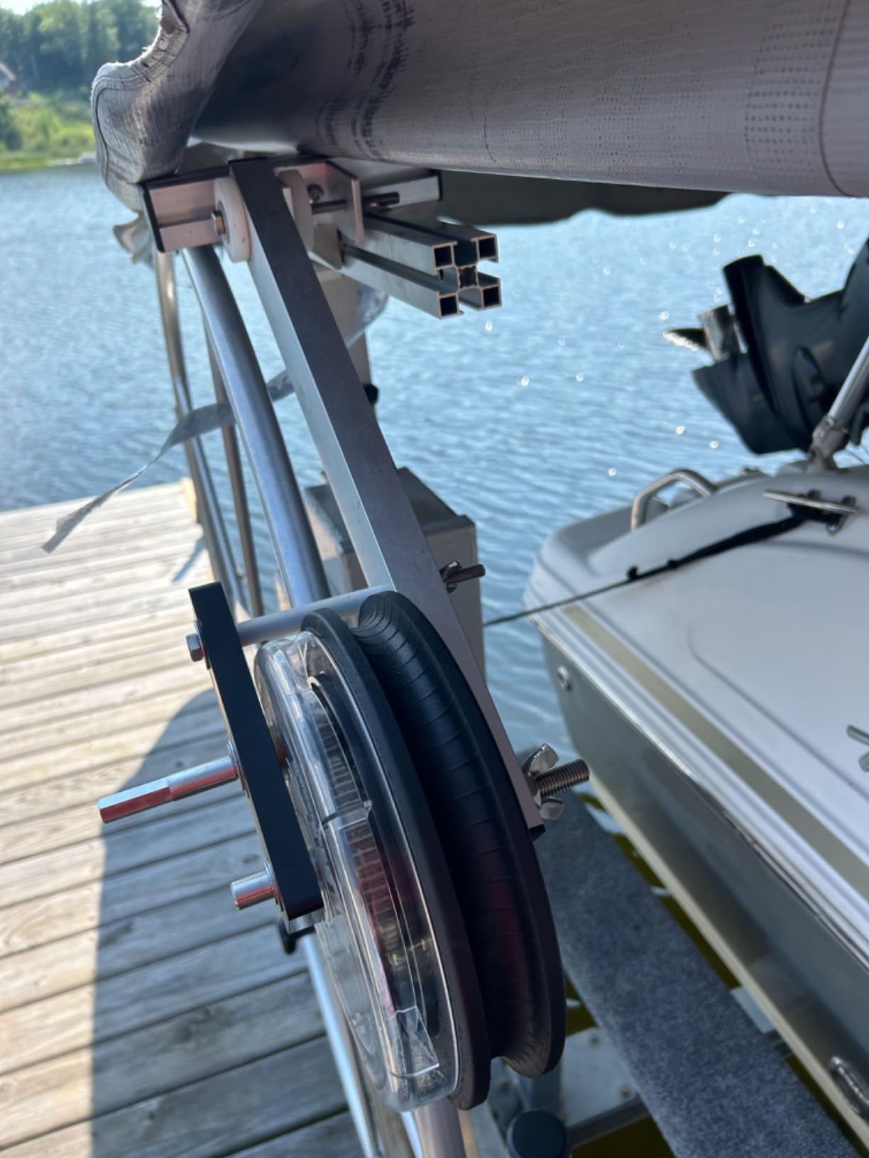Lightning Lift 6000lb Drill Powered Universal Boat Lift Motor Kit customer photo 1