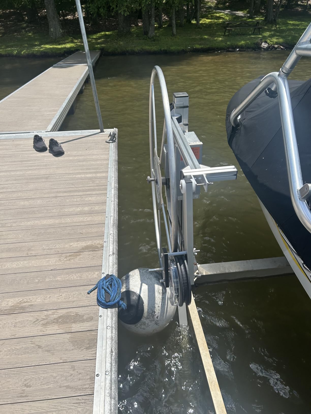 Lightning Lift 6000lb Drill Powered Universal Boat Lift Motor Kit customer photo 2
