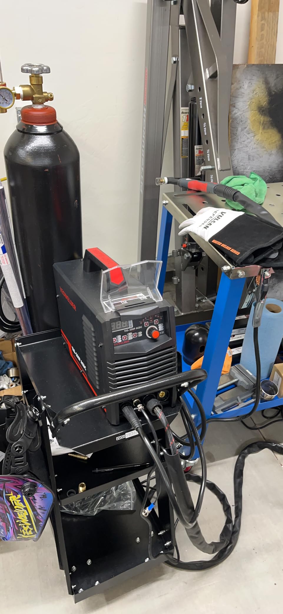 YESWELDER 200A AC/DC Aluminum Tig Welder with Pulse Large LED Display, Digital Inverter STICK/TIG 110/220V Dual Voltage TIG Welding Machine TIG-200P ACDC customer photo 1