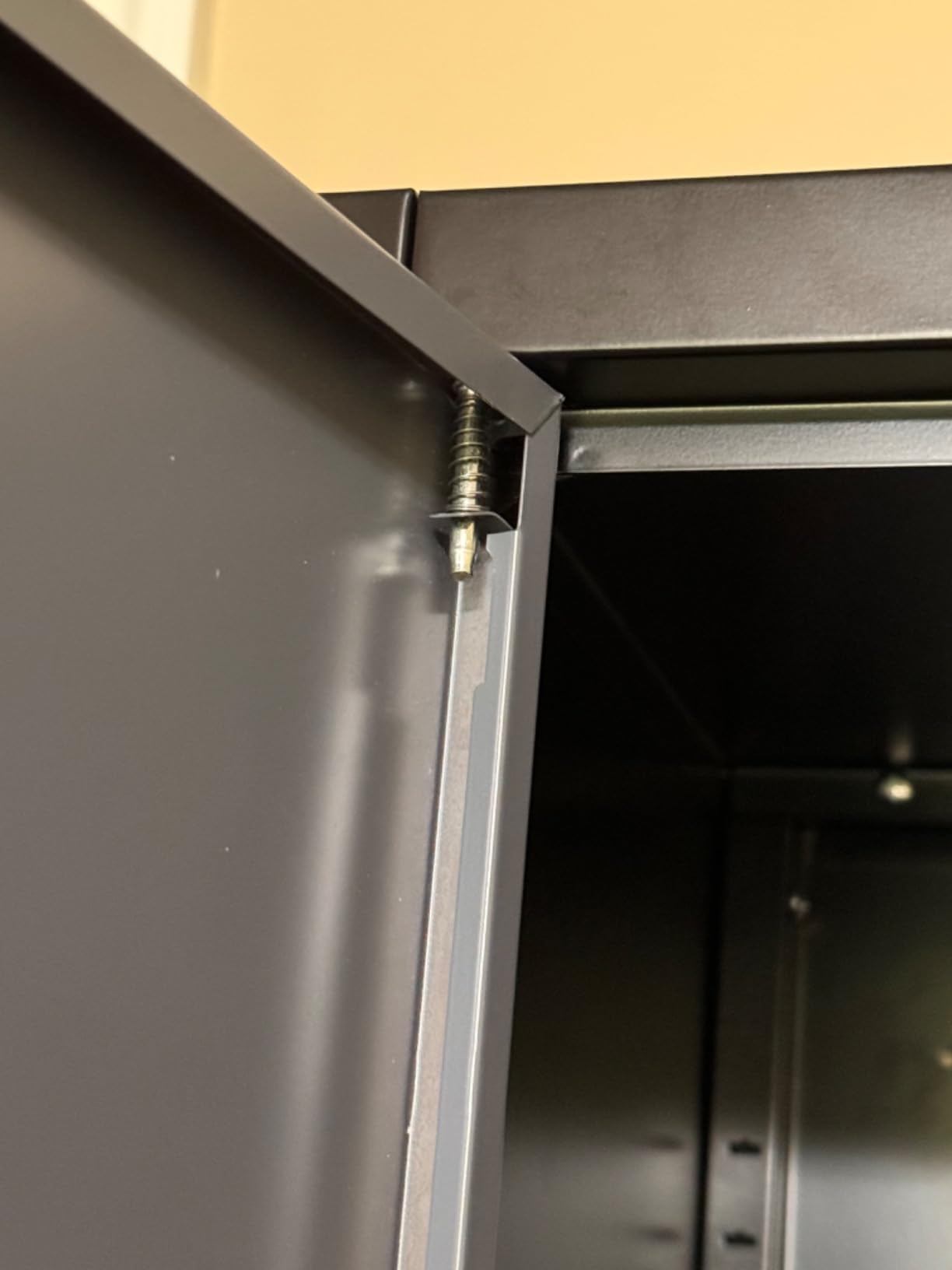 Wide & Deep Metal Storage Cabinet with 2 Doors and 5 Adjustable Shelves, 72x36x18 Garage Storage Cabinet, Tall Black Locking Metal Cabinets with Lock, Steel Locked Cabinets for Home, Office, Garage customer photo 1