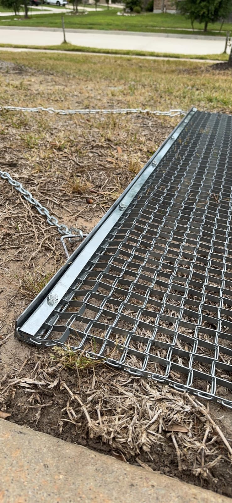 YITAMOTOR 6 x 3 Ft ATV UTV Drag Mat | Heavy Duty Durable Zinc and Steel Mesh Field Surface Leveling Drag Mat for Manual or Vehicle Pulling customer photo 2