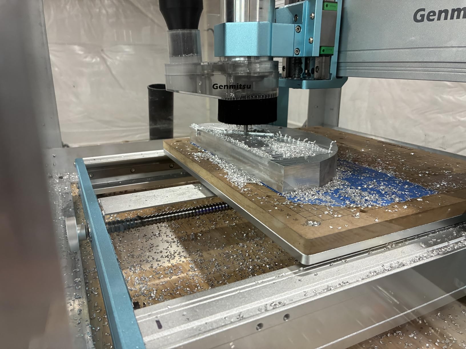 Genmitsu 3030-PROVer Ultra CNC Router Machine for Metal, All Metal CNC Engraver with Powerful 710W Spindle, ±0.03mm High Precision, Dual Linear Guides & Ball Screws customer photo 2