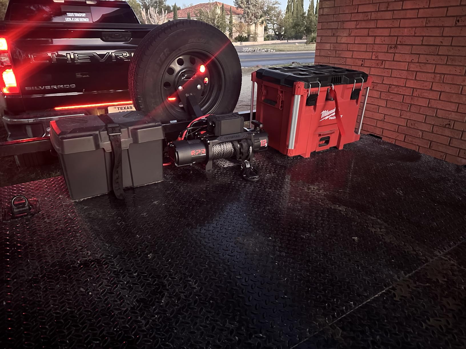 OPENROAD 13500 lb Recovery Winch with Synthetic Rope and 2 Wireless Remotes - IP68 Waterproof 12V Electric Winch for Jeep, SUV, Truck & Trailer - Panther Series 3S customer photo 1