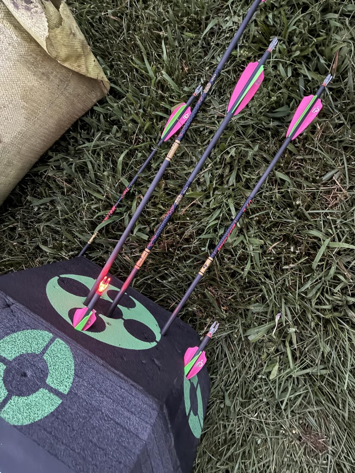 VEVOR Archery Target Block, All-Side Bow Target Block, Outdoor Portable Archery Target with Carry Handle, Easy Arrow Removal, Great Visibility, Lightweight, Easy to Transport, Black customer photo 2
