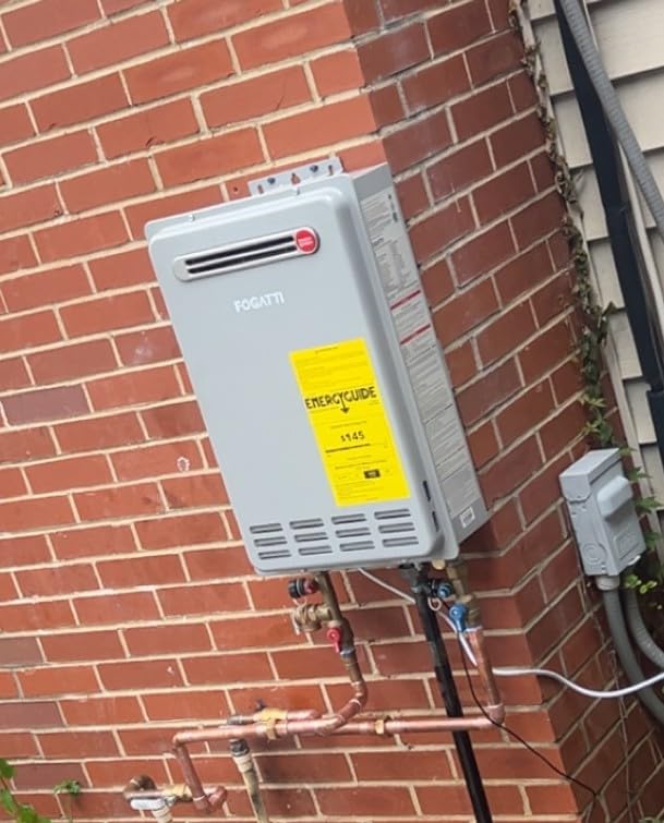 FOGATTI Propane Gas Tankless Water Heater Outdoor - Max 5.1 GPM 120,000 BTU, CSA Certified Compact Design On Demand Instant Hot Water Heater - Instagas Comfort 120S Series customer photo 1