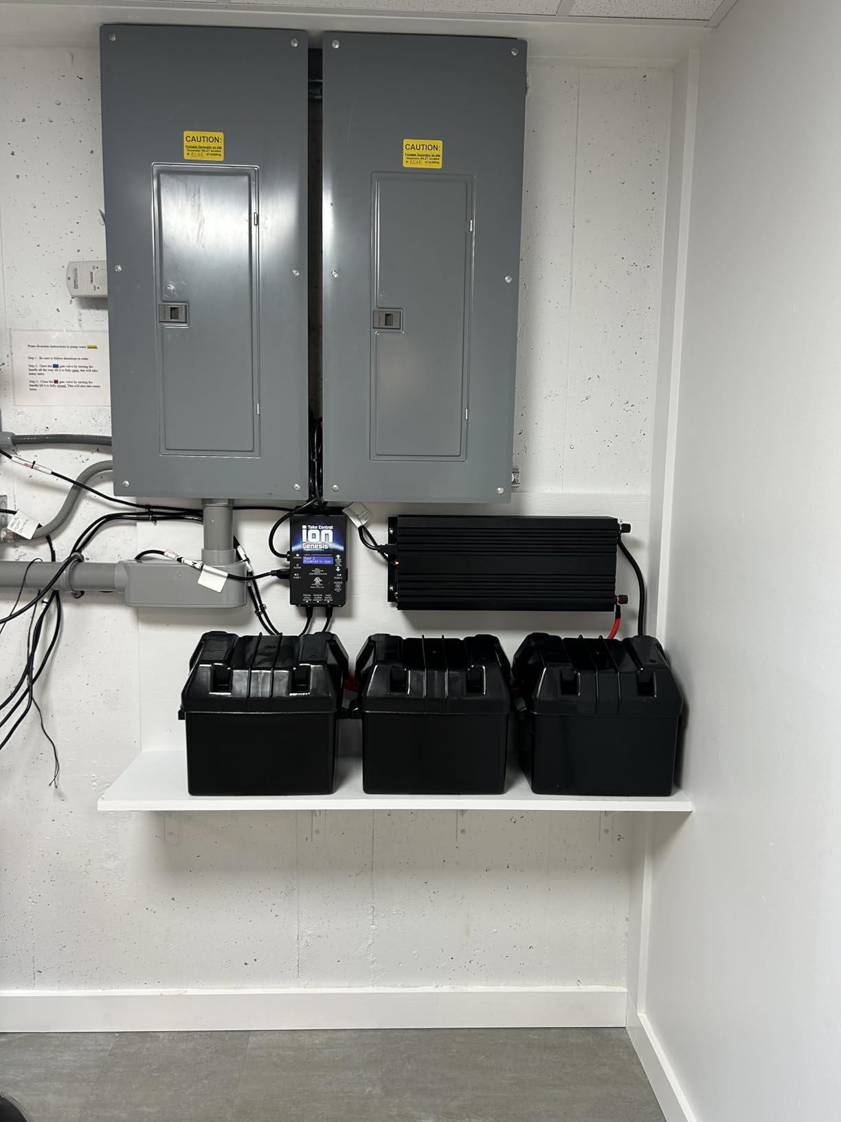 PumpSpy 2000W Sump Pump Battery Backup System, Safe Back Up System for Emergency and Power Outage, Superior Home Silent Sump Pump Backup Power Supply with Intelligent Cooling customer photo 2