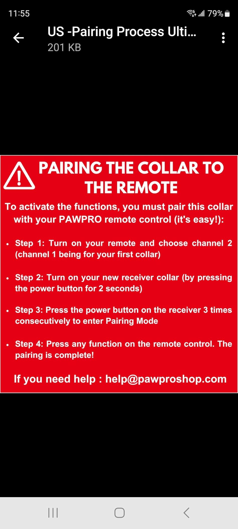 Dog Shock Collar with Remote, Unmatched 4-Mile Range, Night-Light Mode, Training Guide Included, 124 Training Levels & 4 Modes, Beep Vibration Shock, Waterproof Rechargeable, Fits All Dogs (1 Collar) customer photo 2