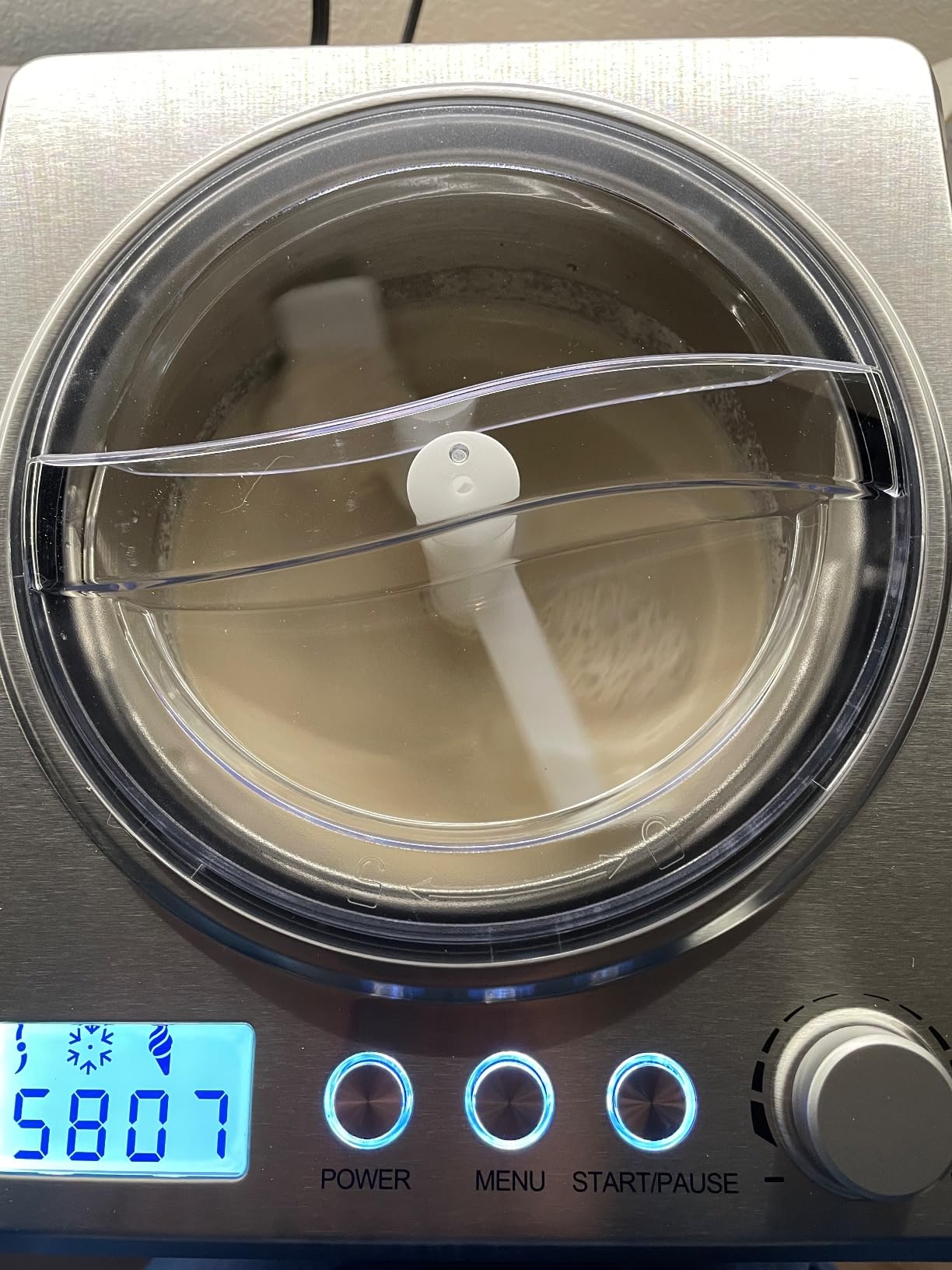 COUPLUX Largest 2.64Qt Ice Cream Maker with Upgrade Fastest 250W Compressor, No Pre-freezing Automatic, Stainless Steel, Low Noise, LCD Display customer photo 1