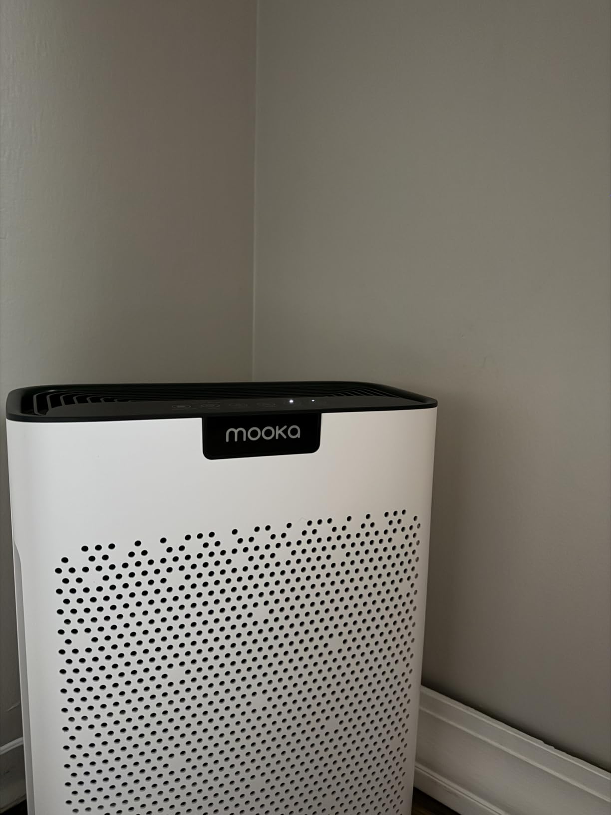 MOOKA Air Purifier for Home Bedroom Large Room 2200 Ft², HEPA Filter, White customer photo 1
