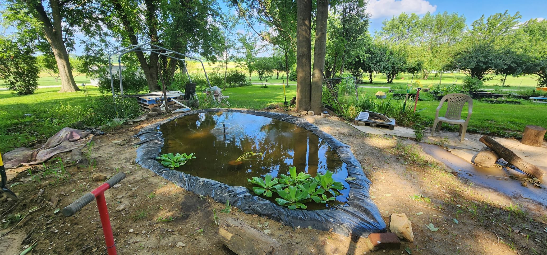 15W Solar Pond Aerator, Solar Aerators for Ponds with 4400mAh Battery, Solar Aquarium Air Pump with 2 Outlets and Power Display, 3 Mode Solar Air Pump for Fish Pond Tank Hydroponics Wildlife customer photo 1