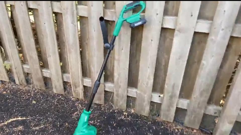 KIMO Cordless Weed Wacker Battery Operated w/ 2 x 2.0Ah Batteries, 12