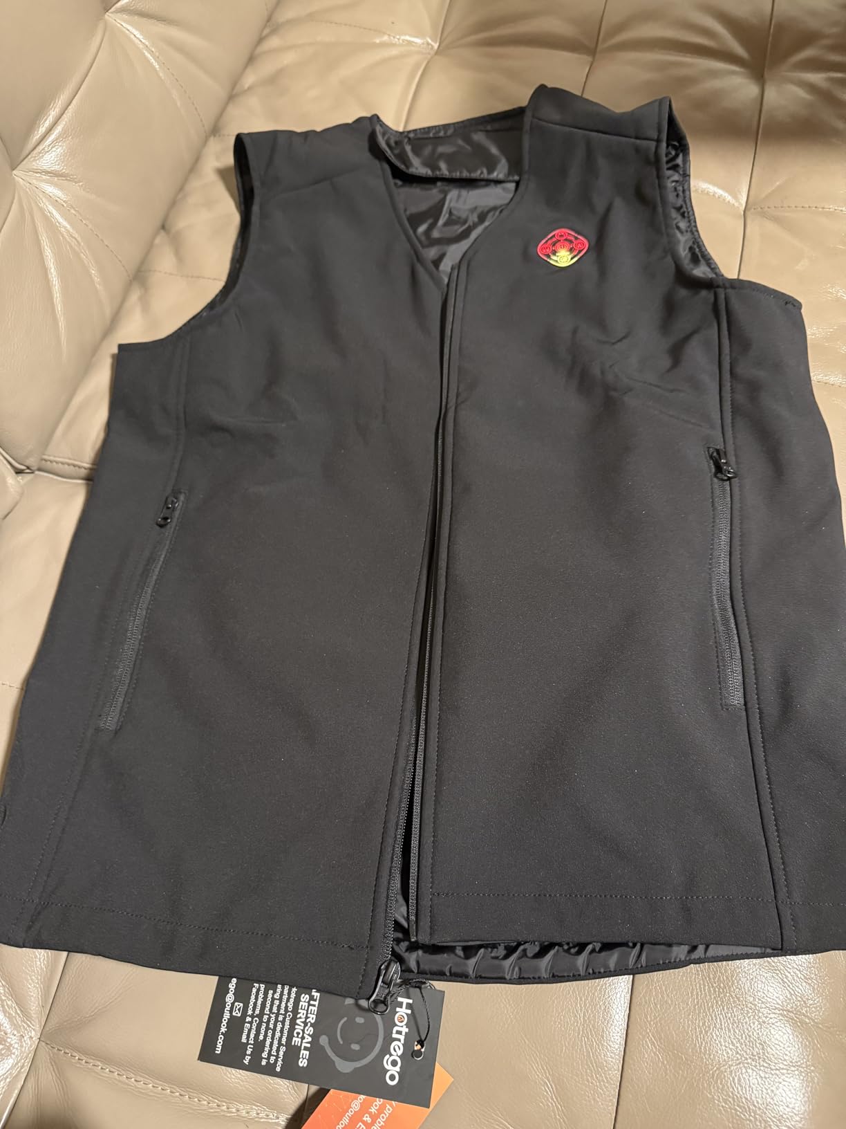 Heated Vest For Men with Battery Pack, Electric Heated Jacket, Smart Controller with Light-Out Design customer photo 1