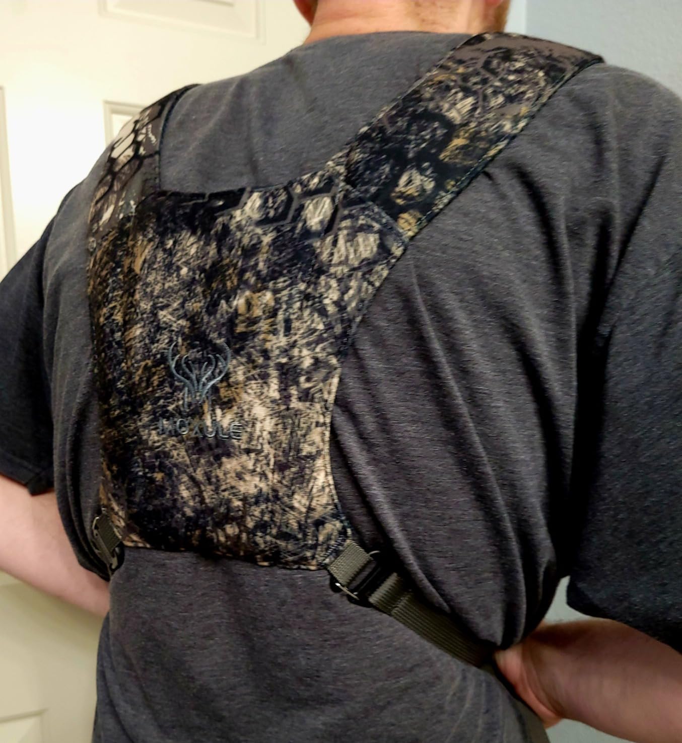 MOXULE Binocular Harness Chest Pack - Rangefinder Pouch for Hunting Camo customer photo 1